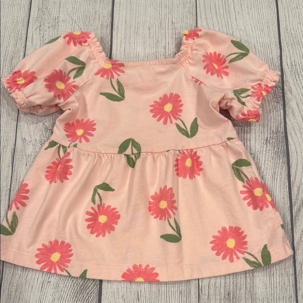 Carter's Baby Girls Pink Floral Top